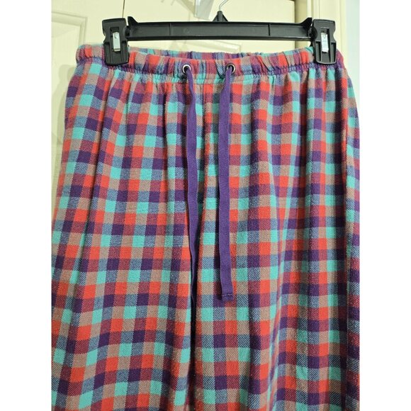 Woolrich Womens Plaid Flannel Pajama Pants With Drawstring Waist & Back Pocket S - Picture 1 of 6